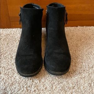 Blondo Waterproof Black Suede Booties